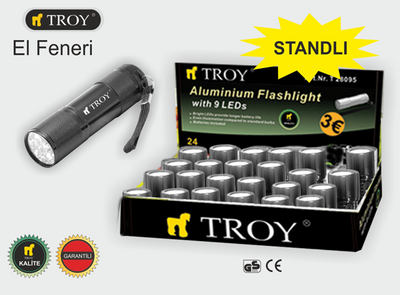 TROY 28093 Aluminum Flashlight