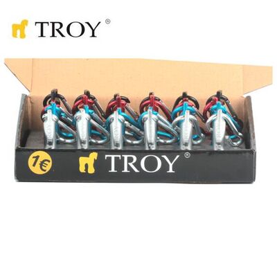 TROY 28097 Mini El Feneri ve Anahtarlık (24 Adet, Standlı)