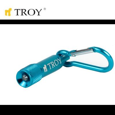 TROY 28097 Mini Flashlight with Keychain-1 Pcs