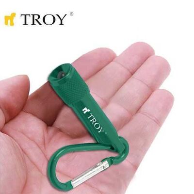 TROY 28097 Mini Flashlight with Keychain, 24 Pcs