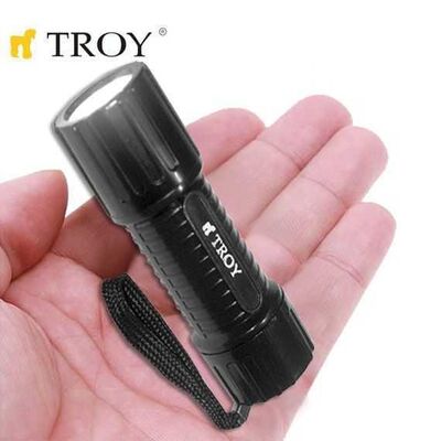 TROY 28098 Aluminum Flashlight, 24 Pcs in Display Box