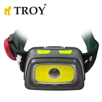 TROY 28202 COB LED Kafa Lambası, 3 Renkli