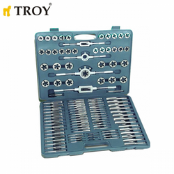 TROY - TROY 36110 Tap and Die Set, 110 Pcs