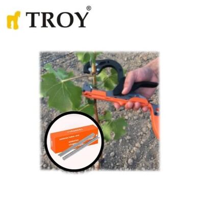 TROY 41900-R2 Bitki Dal Bağlama Tabancası Zımba Teli