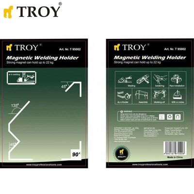 TROY 95002 Mıknatıslı Kaynak Tutucu, 22kg