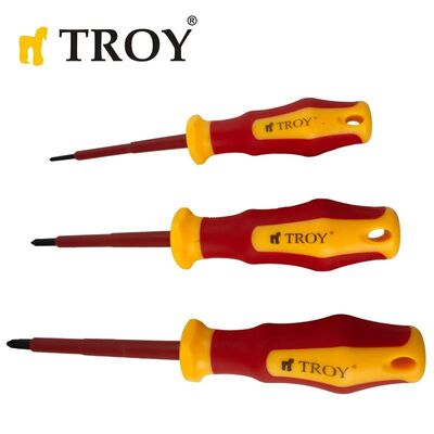 TROY 22311 VDE Screwdriver Set - 8 pieces