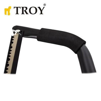 TROY 25303 Hacksaw with Two Sheets for Wood and Metal, 25.4cm