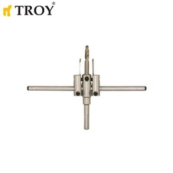 TROY - TROY 27402 Adjustable Circle Hole Cutter, 40-200mm