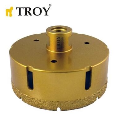 TROY 27450-105 Vacuum Brazed Diamond Core Drill for Angle Grinders, M14