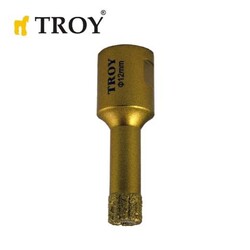 TROY - TROY 27450-12 Vacuum Brazed Diamond Core Drill for Angle Grinders, M14