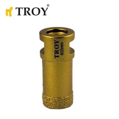 TROY 27450-25 Vacuum Brazed Diamond Core Drill for Angle Grinders, M14