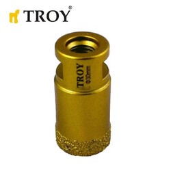 TROY - TROY 27450-30 Vacuum Brazed Diamond Core Drill for Angle Grinders, M14