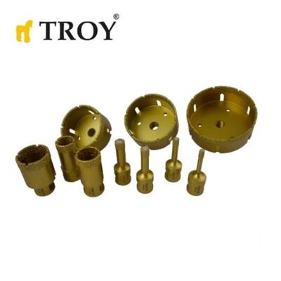 TROY 27450-40 Vacuum Brazed Diamond Core Drill for Angle Grinders, M14