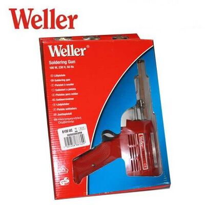 WELLER 8100 UC Expert Lehim Tabancası (100 Watt, Kırmızı)