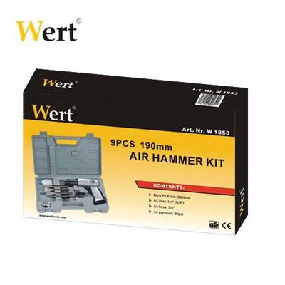 WERT 1853 Air Hammer and Chisel Set