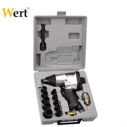 WERT - WERT 1855 Air Impact Wrench Set, 1/2