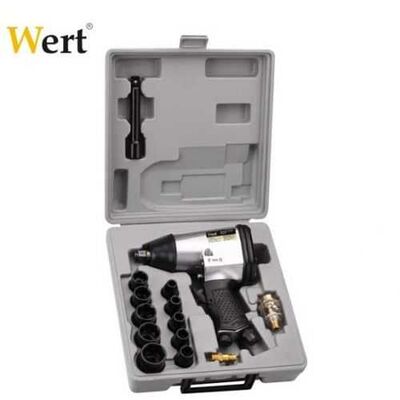 WERT 1855 Air Impact Wrench Set, 1/2