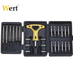 WERT - WERT 2240 Bits and Socket Set, 26 Pcs