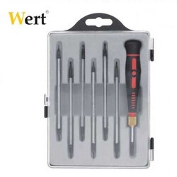 WERT - WERT 2242 Electricians Screwdriver Set, 8Pcs