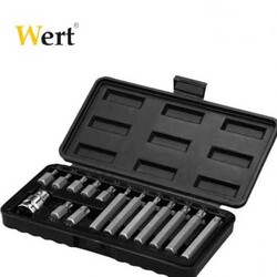 WERT - WERT 2243 Torx Bits Set, 15 Pcs