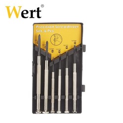 WERT - WERT 2251 Precision Screwdriver Set, 6 Pcs