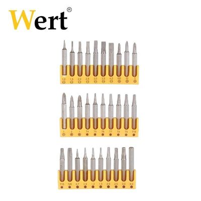 WERT 2254 Electricians Screwdriver and Bits Set, 32 Pcs