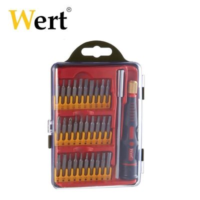 WERT 2254 Electricians Screwdriver and Bits Set, 32 Pcs