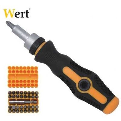 WERT 2255 Replaceable Bit Screwdriver, 34 Pcs