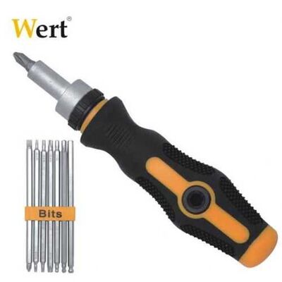 WERT 2256 Replaceable Bit Screwdriver, 16 Pcs