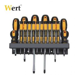 WERT - WERT 2257 Screwdriver Set, 18 Pcs