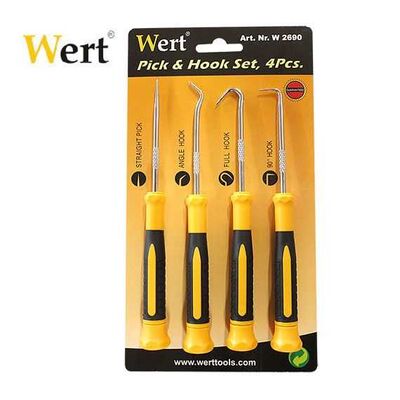 WERT 2690 Pick and Hook Set, 4 Pcs