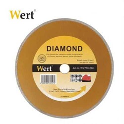 WERT - WERT 2710-125 Continuous Rim Diamond Saw Blade, 125mm