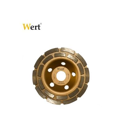 WERT 2740-115 Elmas Taşlama Diski, Çift Sıra, 115mm