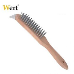 WERT - WERT 2771 Wire Brush, Wood Handle